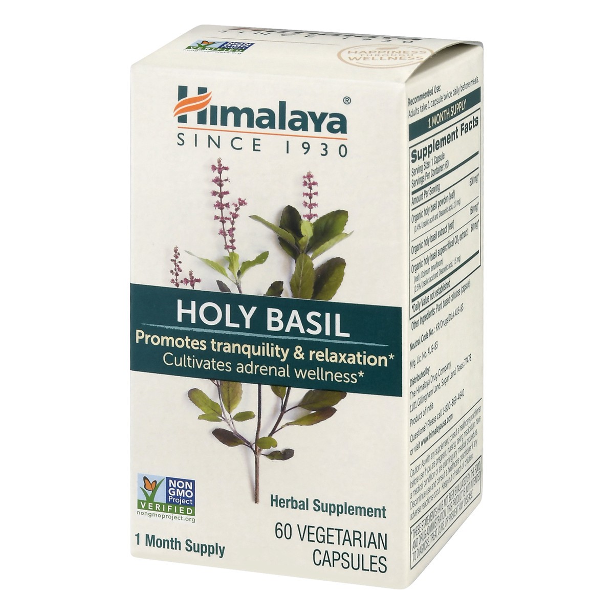 slide 8 of 9, Himalaya Vegetarian Capsules Holy Basil - 60 ct, 60 ct