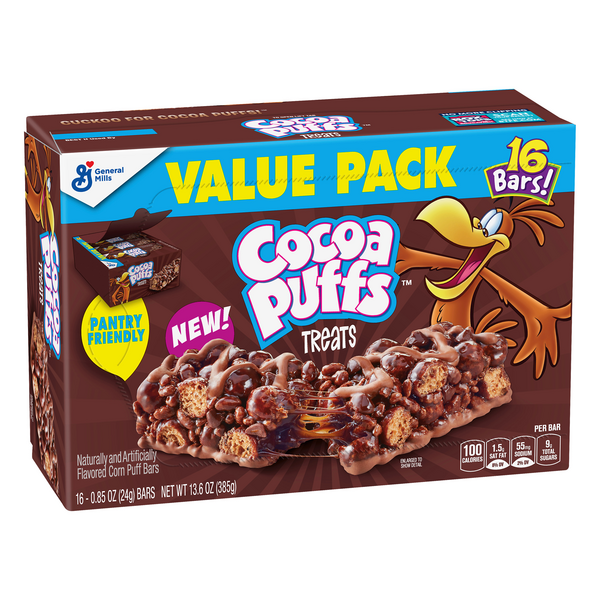 Cocoa Puffs Treat Bars 16 Ct 