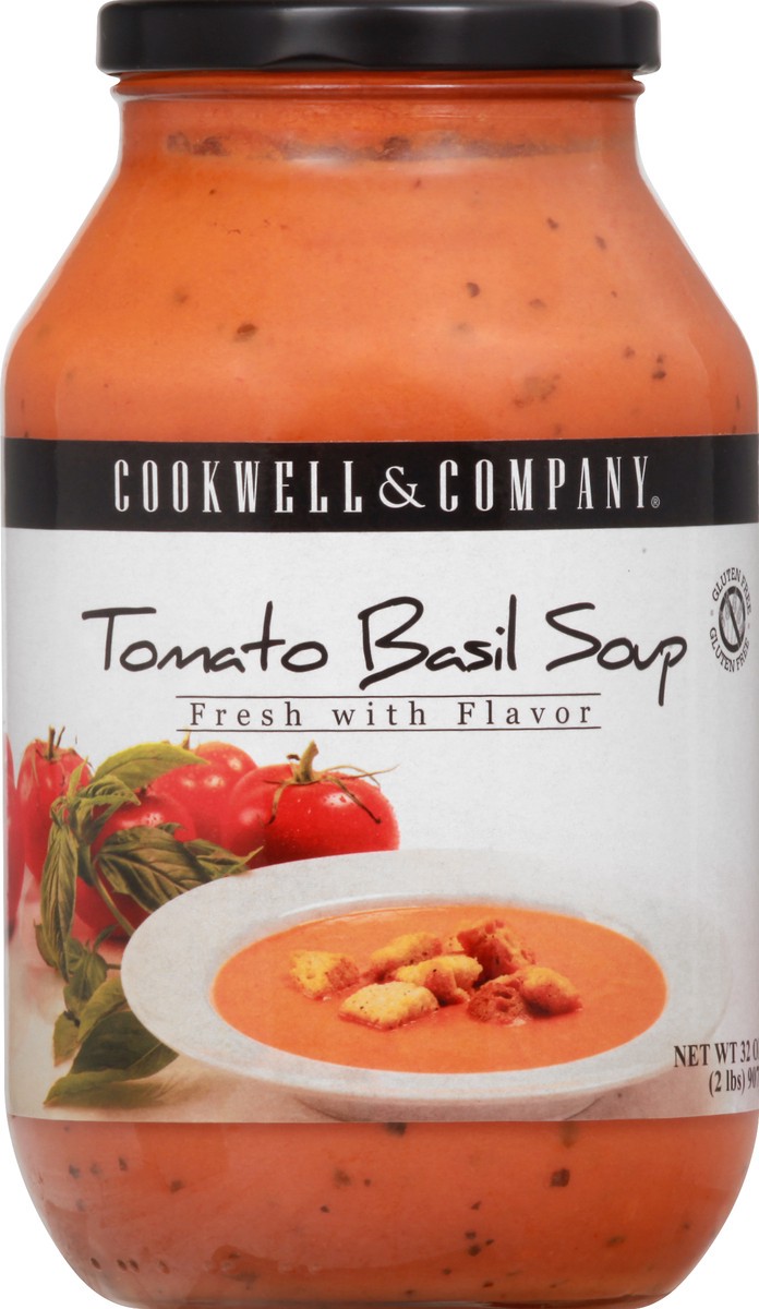 slide 3 of 13, Cookwell & Company Tomato Basil Soup 32 oz, 32 oz