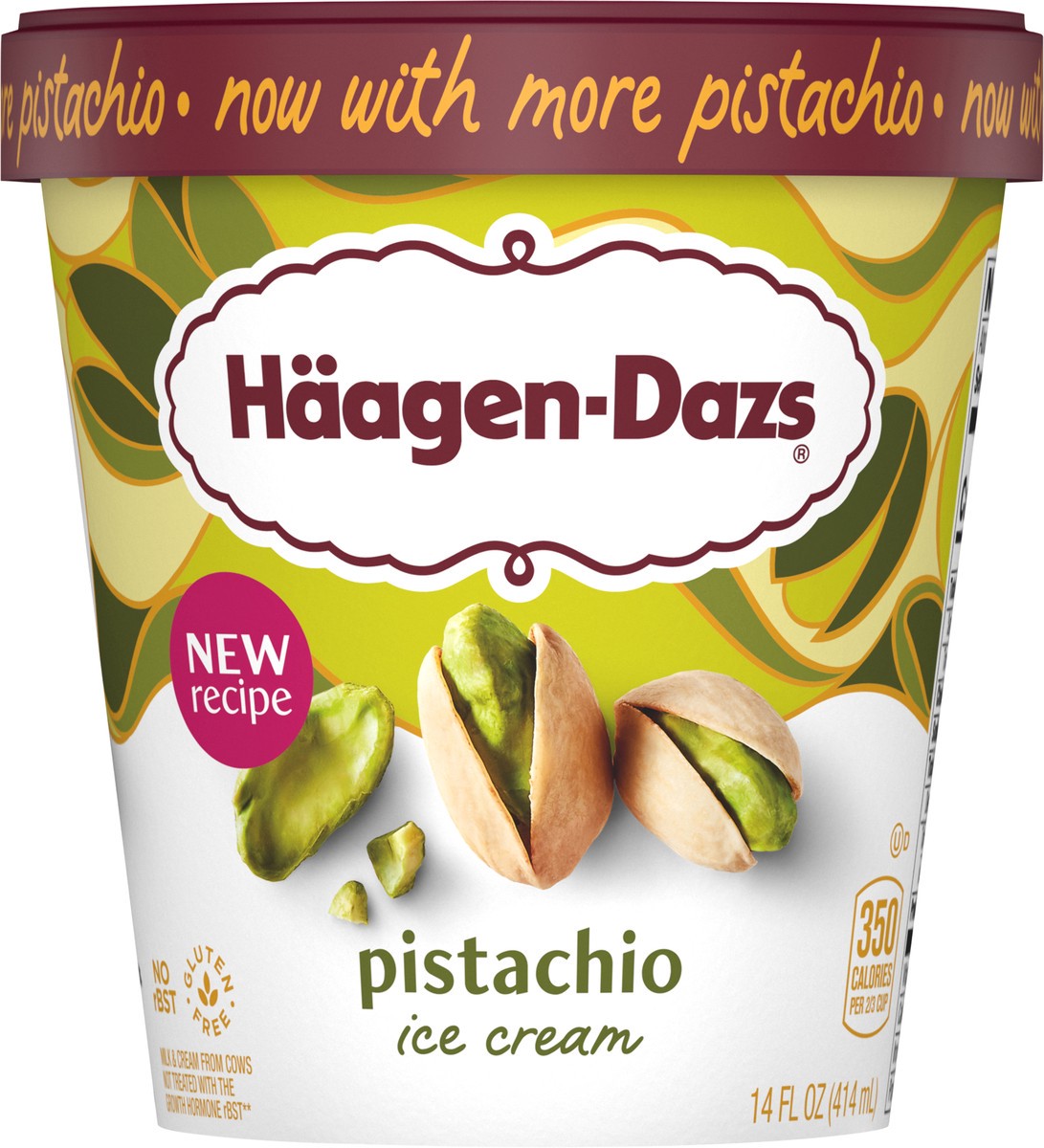 slide 1 of 5, Häagen-Dazs Haagen Dazs Pistachio Ice Cream, 14 fl Oz, 14 fl oz