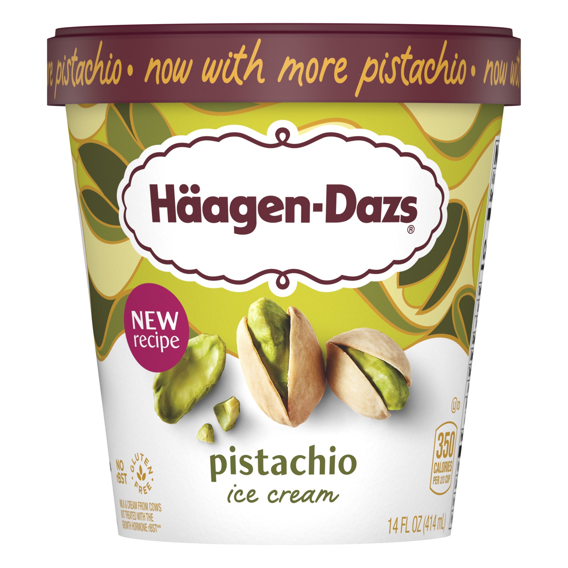 slide 1 of 5, Häagen-Dazs Pistachio Ice Cream 14 fl oz, 14 fl oz