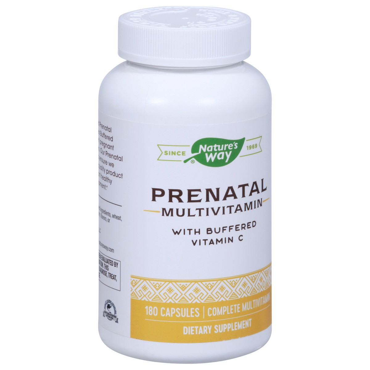 slide 5 of 10, Nature's Way Prenatal Mutivitamin with Buffered Vitamin C 180 Capsules, 180 ct