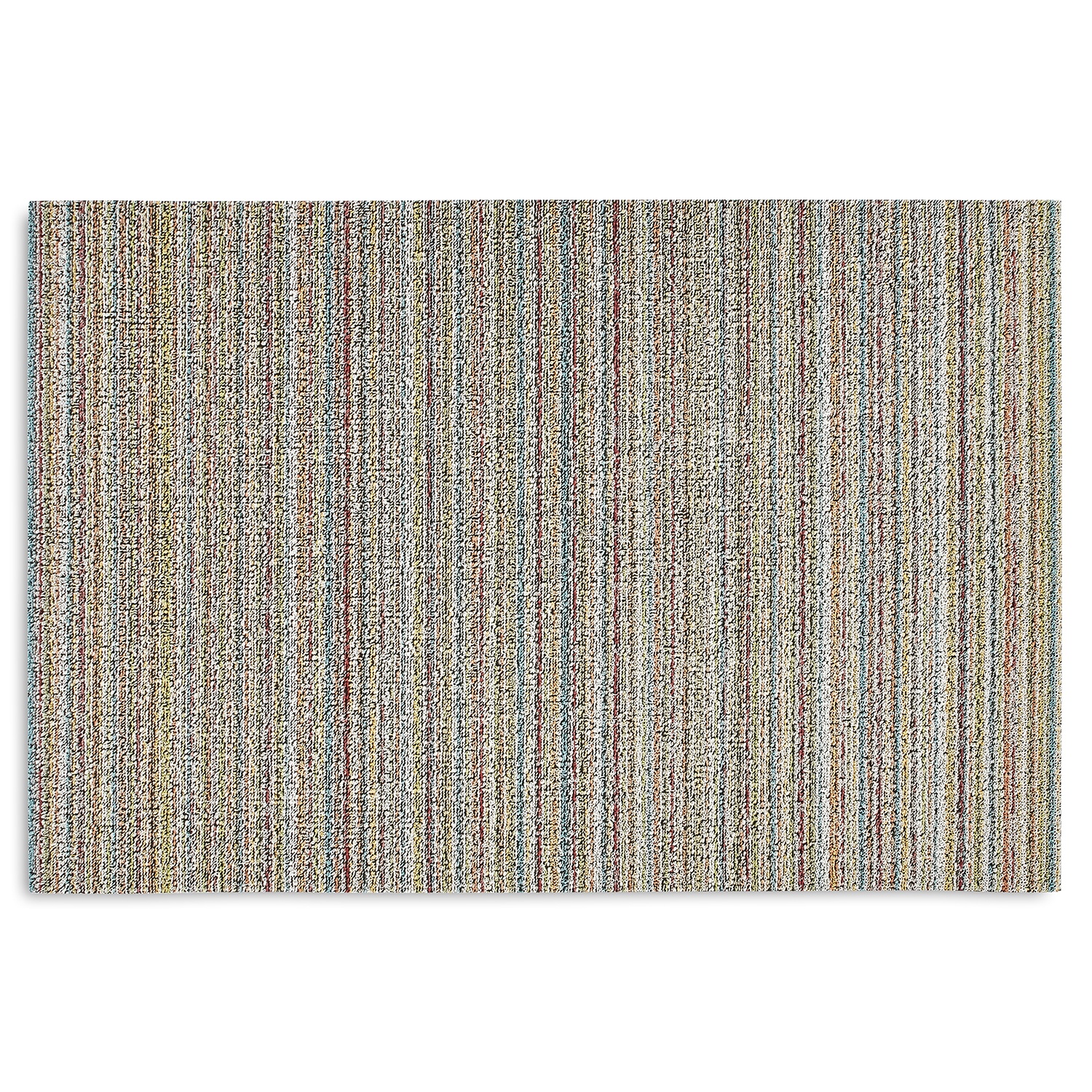 slide 1 of 1, Chilewich Skinny Stripe Shag Mat, Soft Multi, 1 ct