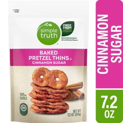 Simple Truth Baked Cinnamon Sugar Pretzel Thin Crisps