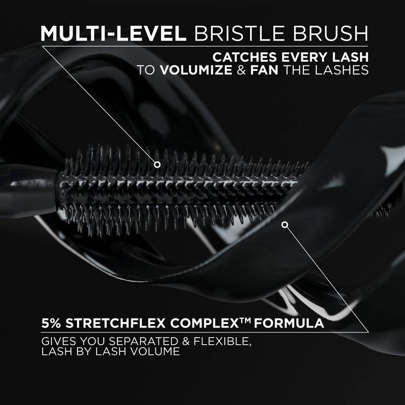 slide 6 of 8, L'Oréal Paris Voluminous Panorama Mascara, Washable, Volumizing Blackest Black, 0.33 fl oz