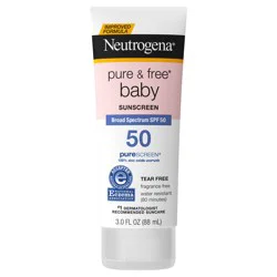 Neutrogena Sun Protection, Lotion, Fragrance-Free, SPF50