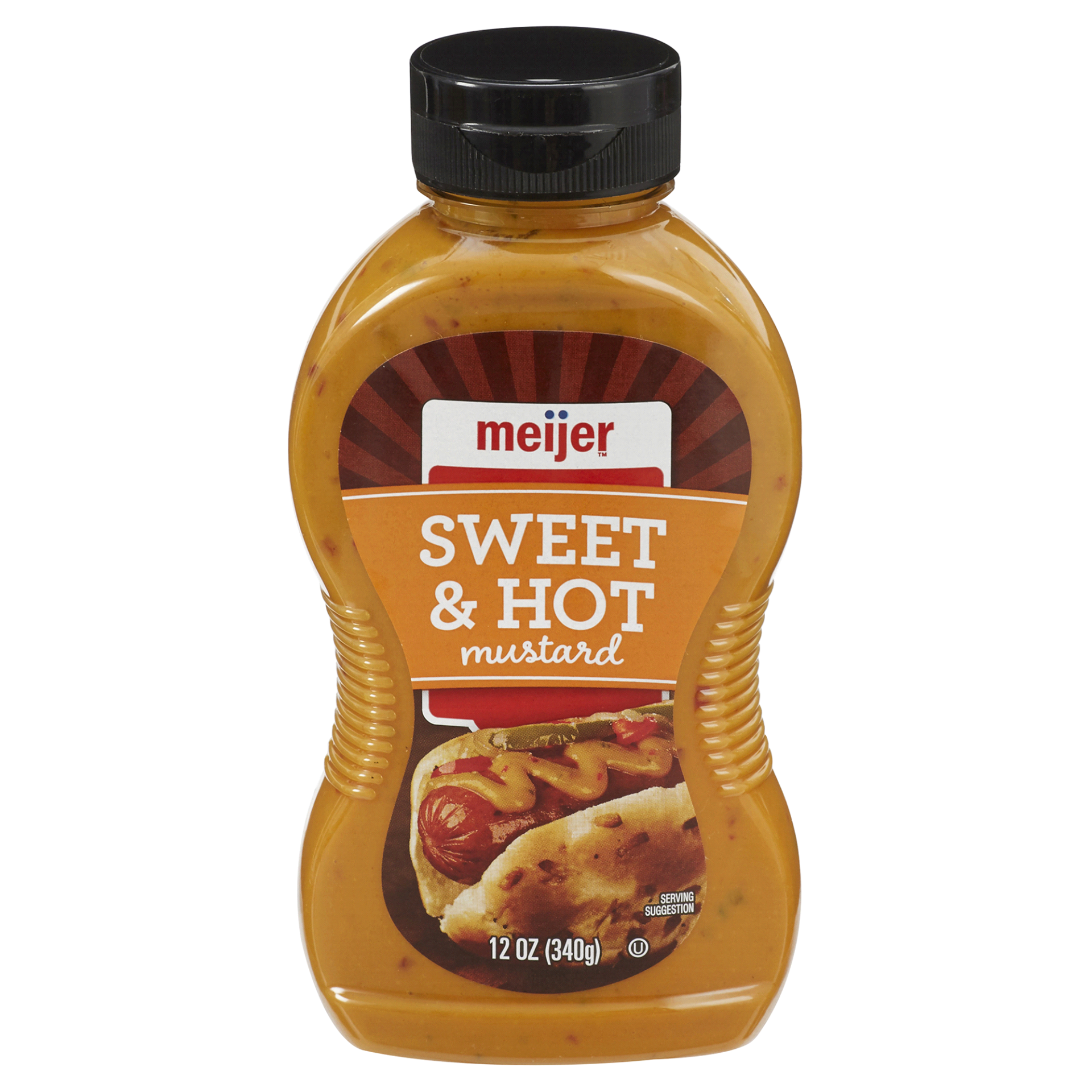 slide 1 of 2, Meijer Sweet & Hot Mustard, 12 oz