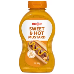 Meijer Sweet And Hot Mustard, 12 Oz