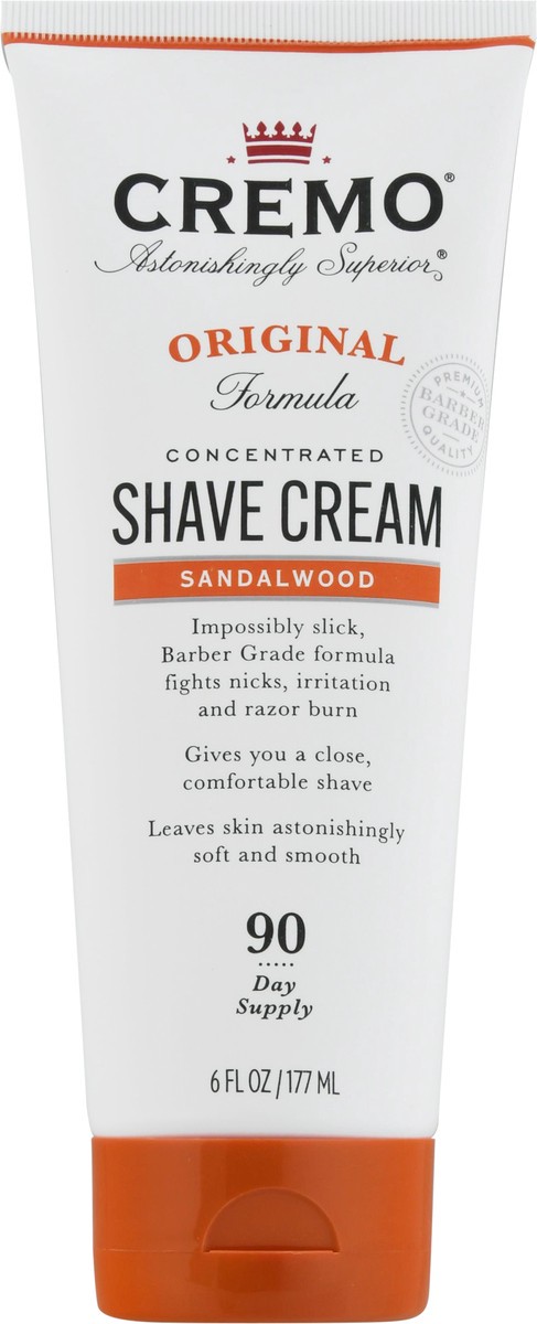 slide 1 of 13, Cremo Original Formula Sandalwood Concentrated Shave Cream 6 fl oz, 6 oz