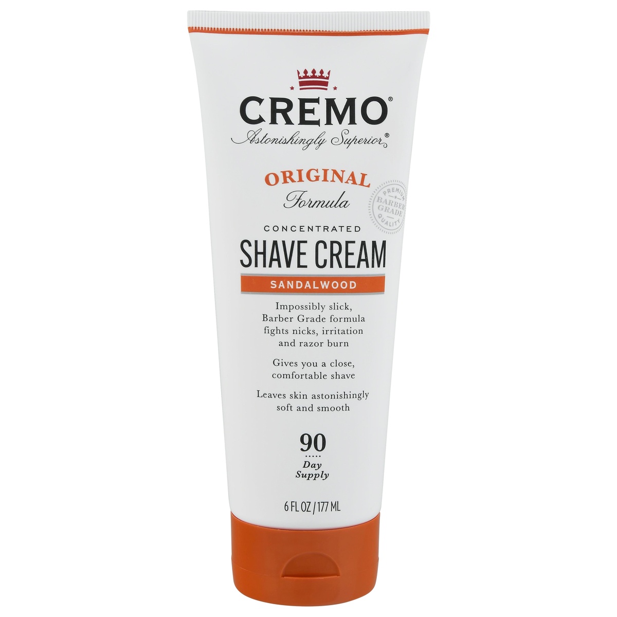 slide 10 of 10, Cremo Sandalwood Concentrated Shave Cream, 6 oz