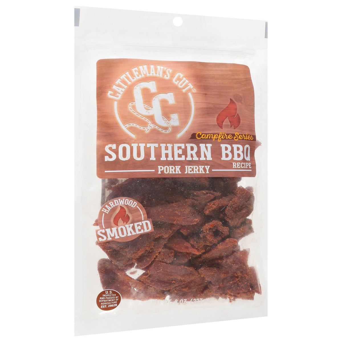 slide 4 of 9, Cattleman's Cut Barbecue Pork Jerky - 8 Oz, 8 oz
