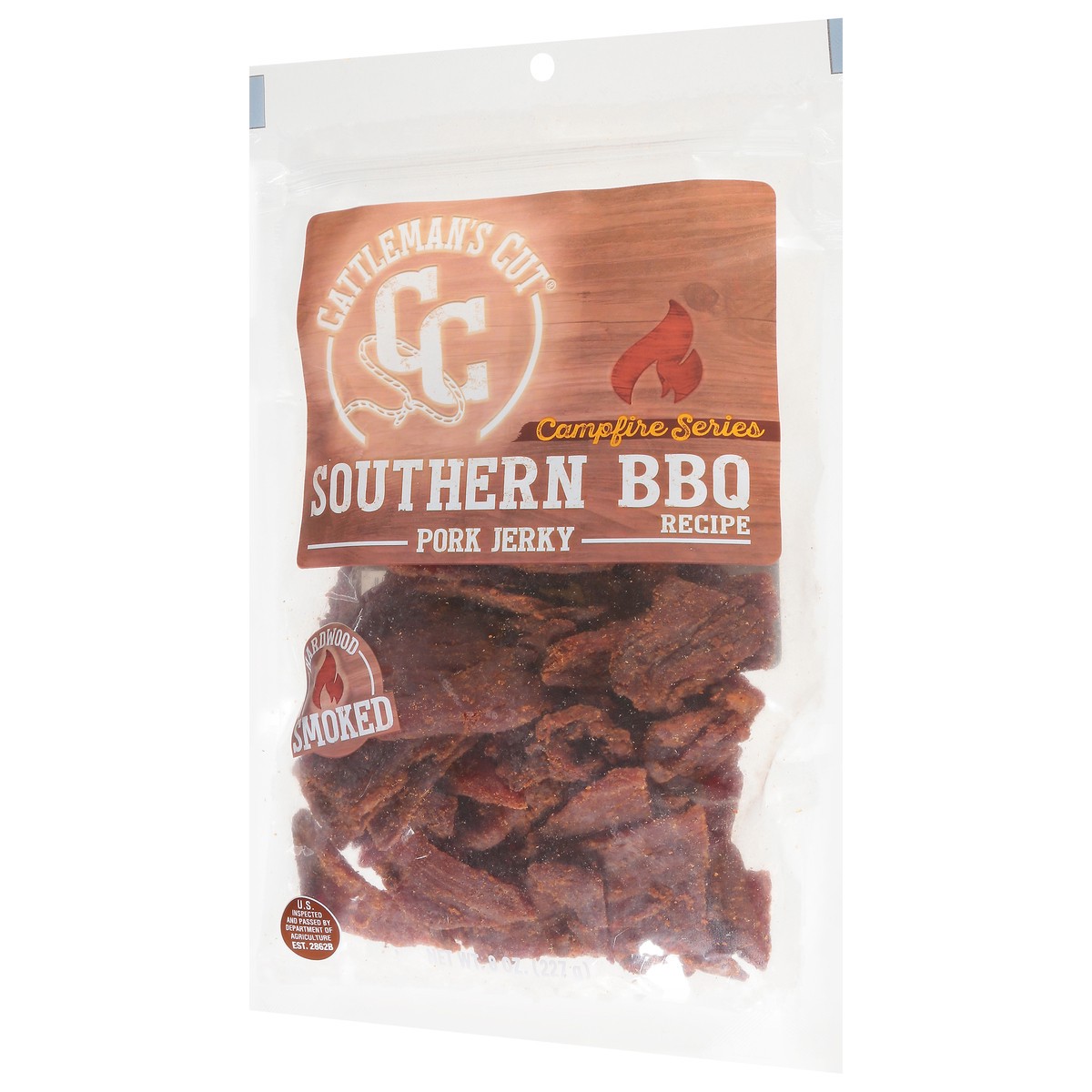 slide 7 of 9, Cattleman's Cut Barbecue Pork Jerky - 8 Oz, 8 oz