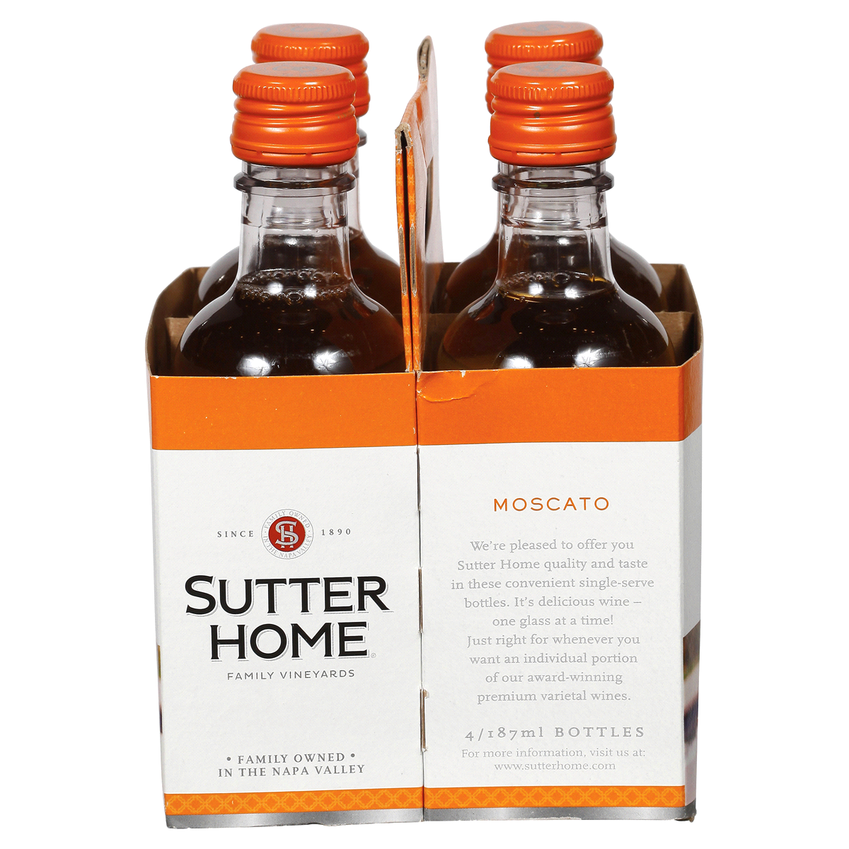 slide 4 of 5, Sutter Home Moscato, 187 ml