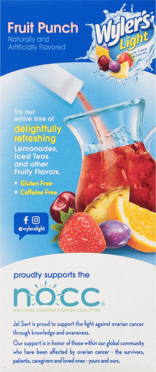 slide 12 of 13, Wyler's Light Low Calorie Fruit Punch Drink Mix - 6 ct, 6 ct