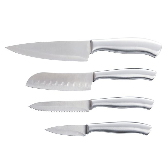 slide 3 of 5, SALT Stainless Steel Knife Block Prep Set, 5 ct