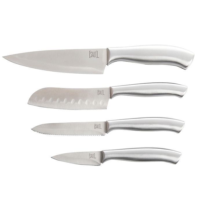 slide 4 of 5, SALT Stainless Steel Knife Block Prep Set, 5 ct