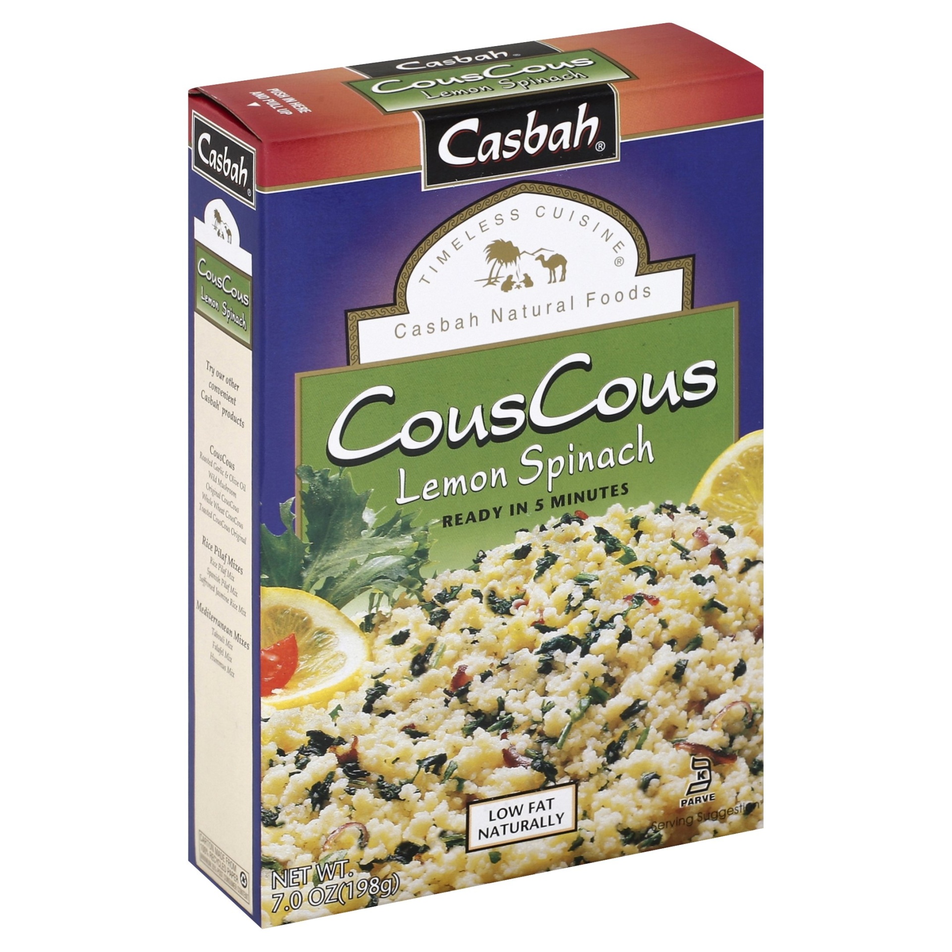 slide 1 of 4, Casbah Lemon Spinach Couscous, 7 oz