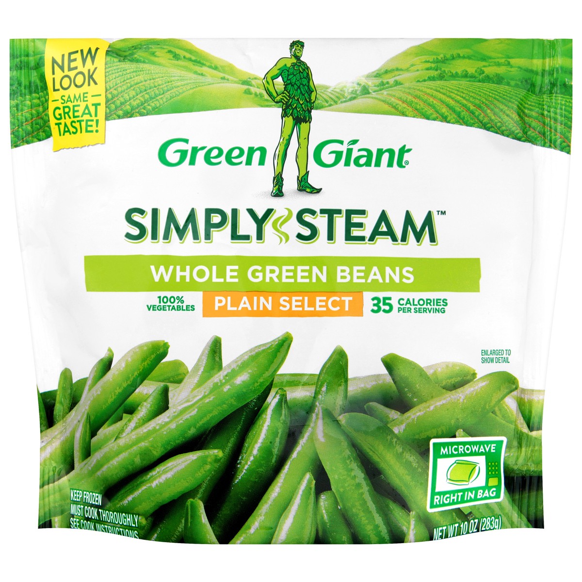 slide 1 of 8, Green Giant Whole Green Beans, 10 oz