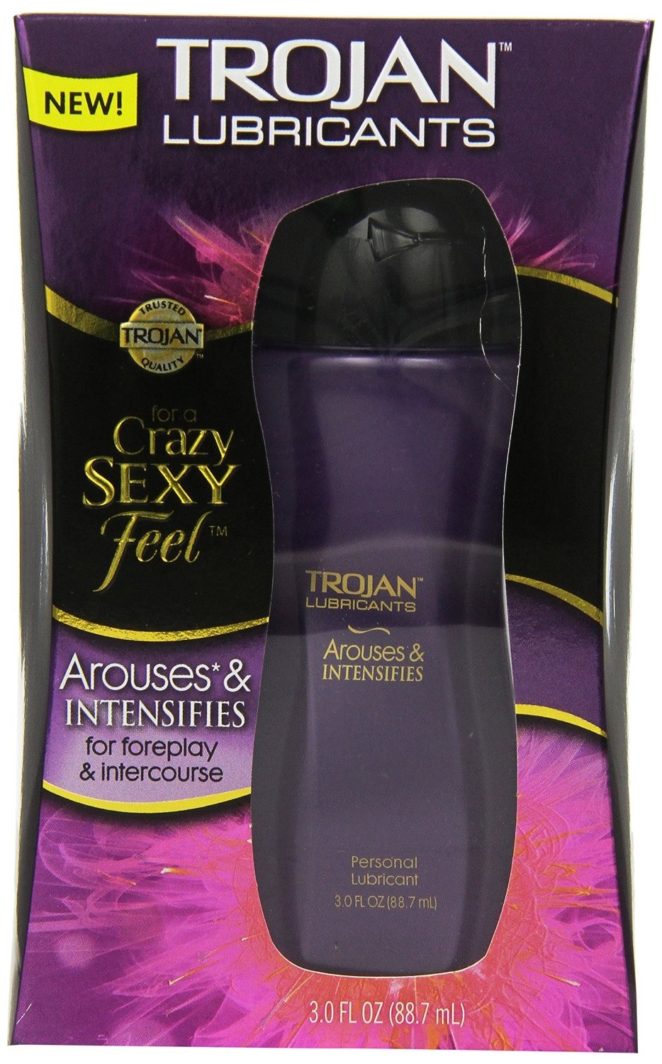 slide 1 of 1, Trojan Arouses And Intensifies Personal Lubricants, 3 oz