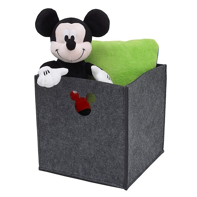 slide 2 of 2, Disney Mickey Mouse Storage Bin - Grey, 1 ct