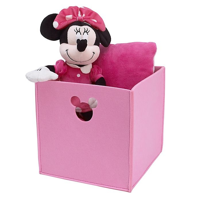 slide 2 of 2, Disney Minnie Mouse Storage Bin - Pink, 1 ct