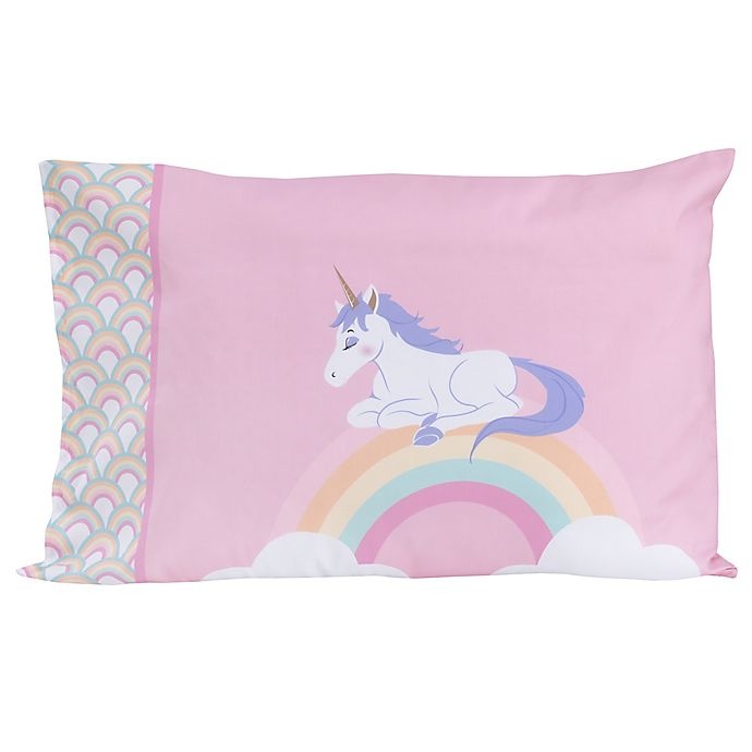 slide 9 of 9, Little Tikes Rainbows and Unicorns Toddler Bedding Set - Pink, 4 ct