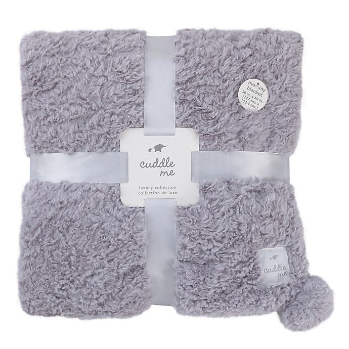 slide 2 of 2, Cuddle Me Nursery Throw/Mommy Blanket - Grey, 1 ct