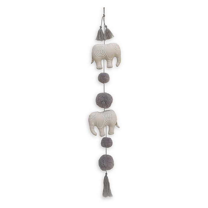 slide 1 of 3, NoJo Serendipity Mix and Match Elephant Ceiling Mobile - Taupe, 1 ct