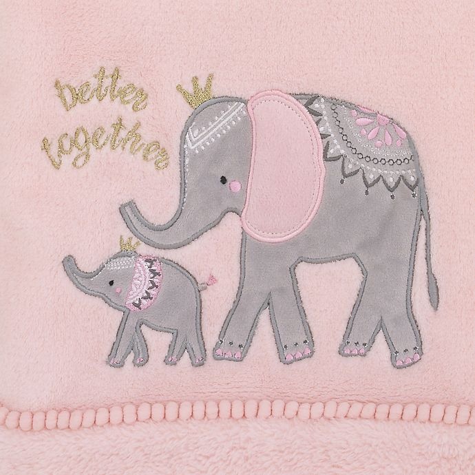 slide 3 of 6, NoJo Tropical Princess Better Together" Blanket - Pink", 1 ct