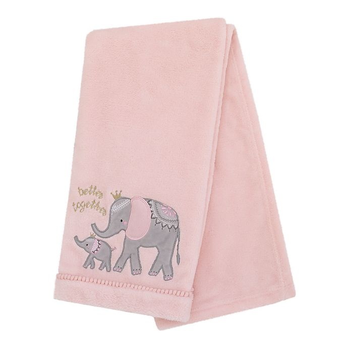 slide 4 of 6, NoJo Tropical Princess Better Together" Blanket - Pink", 1 ct