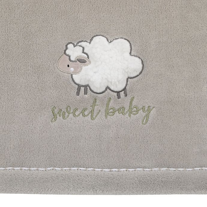 slide 3 of 3, NoJo Rustic Farmhouse Baby Blanket - Grey, 1 ct