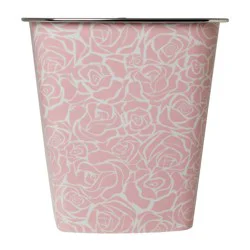 Kolorae Waste Can Pink Roses