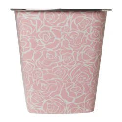 Kolorae Waste Can Pink Roses