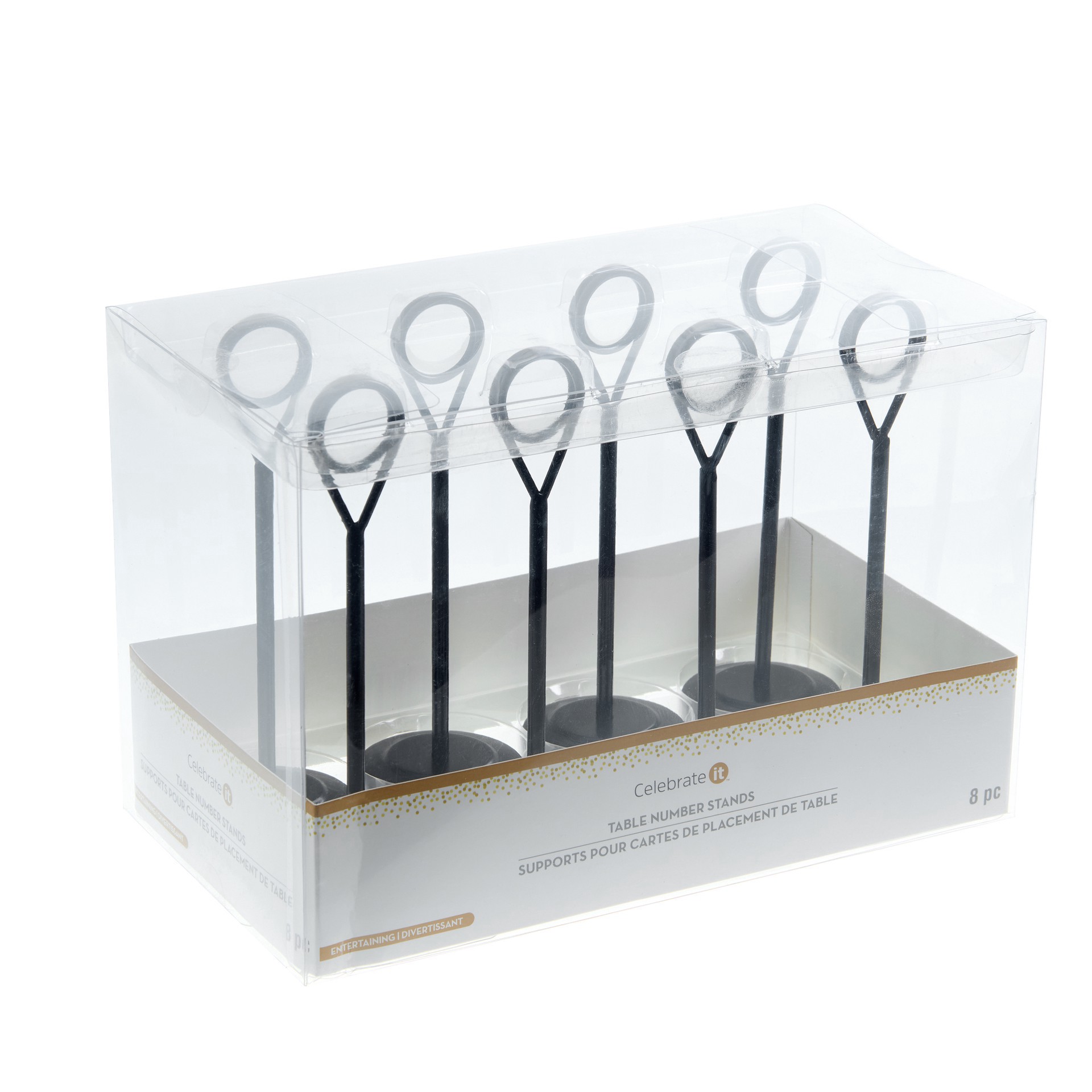 slide 2 of 4, 6" Table Number Stands, 8ct. By Celebrate It, 8 ct