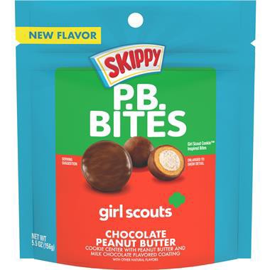 slide 1 of 1, SKIPPY Bites GS Chocolate Peanut Butter - 5.5 oz, 5.5 oz