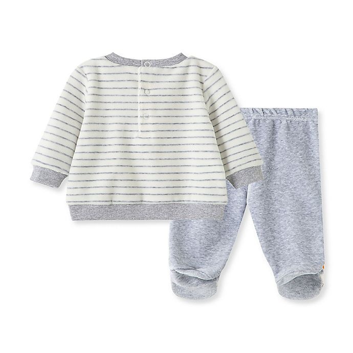 slide 2 of 2, Little Me Newborn Tiger Shirt and Pant Set - Grey, 2 ct