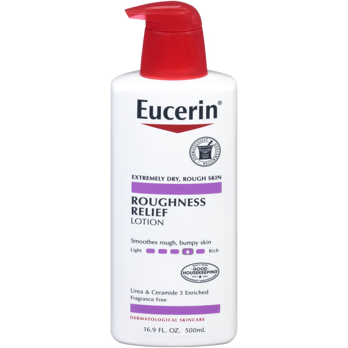 slide 1 of 13, Eucerin Roughness Relief Lotion, 16.9 fl oz