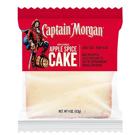 slide 1 of 1, Captain MOrganican Apple Spice Sliced Cake 4Oz, 4 oz