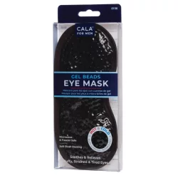 Cala Mens Gel Bead Eye Mask Black