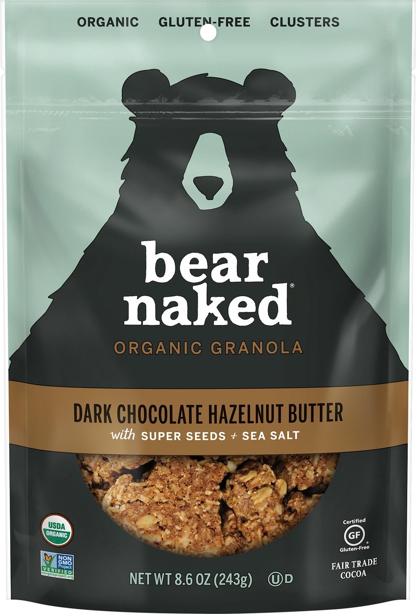 slide 4 of 6, Bear Naked Granola Cereal, Dark Chocolate Hazelnut Butter, 8.6 Oz, Bag, 8.6 oz