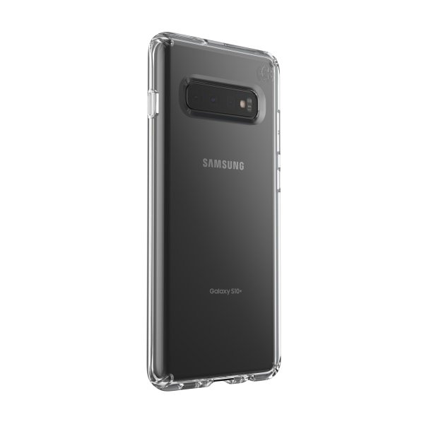 slide 1 of 5, Speck Presidio Stay Clear Case For Samsung Galaxy S10+, Clear, 124606-5085, 1 ct