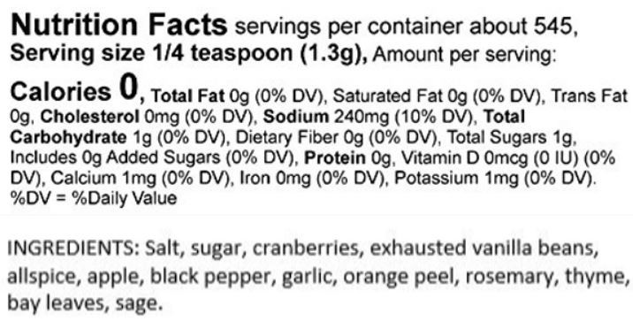 slide 3 of 3, Rodelle Turkey Brine, 