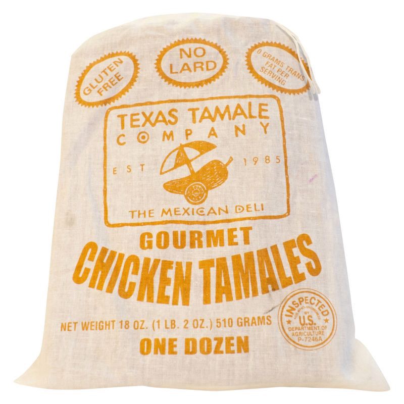 slide 1 of 4, Texas Tamale Company Gluten Free Frozen Gourmet Chicken Tamales - 18oz, 18 oz