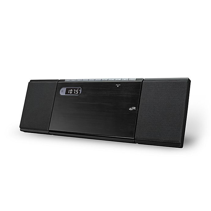 slide 5 of 6, iLive Wireless Home Music Shelf System - Black, 1 ct