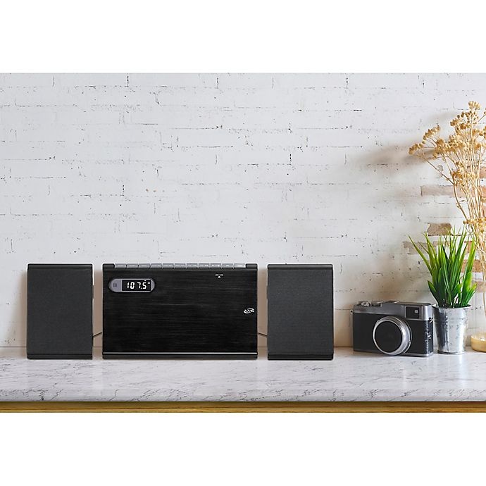 slide 6 of 6, iLive Wireless Home Music Shelf System - Black, 1 ct