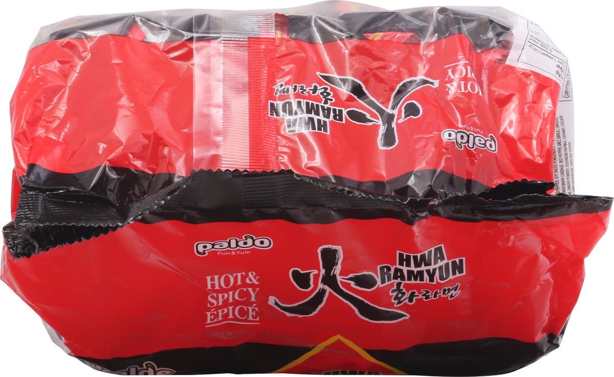 slide 9 of 13, Paldo Hot & Spicy Hwa Ramyun 5 - 4.23 oz Packs, 5 ct