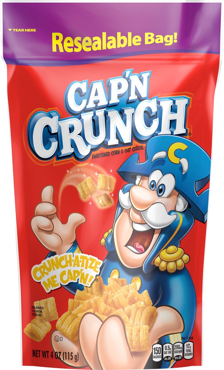 slide 4 of 6, Cap'n Crunch Pouch, Original, 4 oz