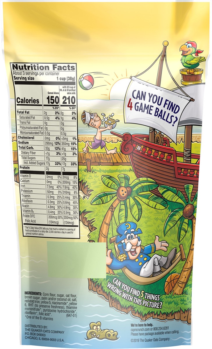 slide 5 of 6, Cap'n Crunch Pouch, Original, 4 oz