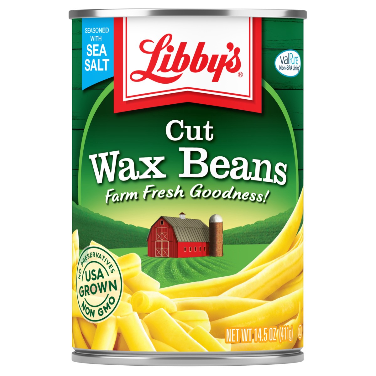 slide 1 of 7, Libby's Wax Beans, 14.5 oz