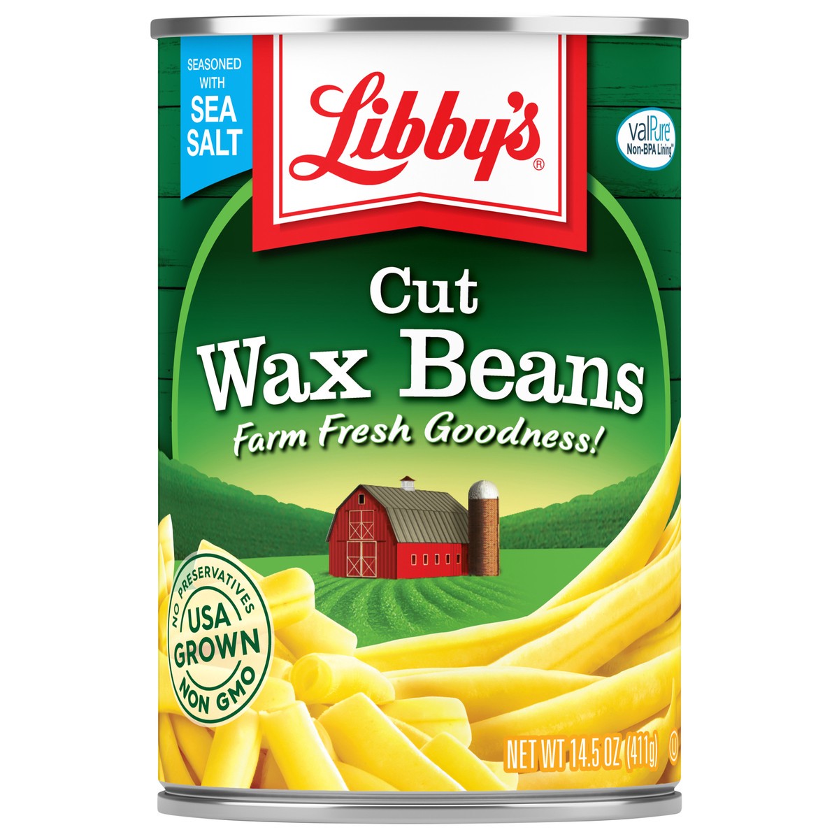 slide 1 of 7, Libby's Cut Wax Beans 14.5 oz, 14.5 oz